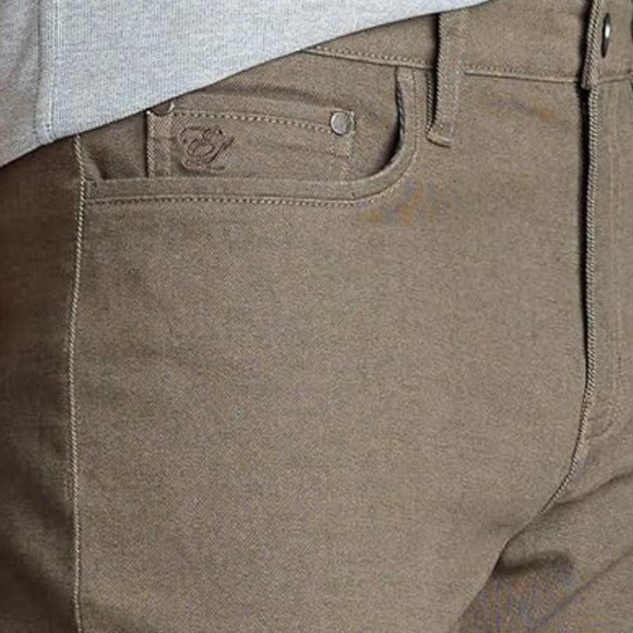 English Laundry Men's 5 Pocket Heavyweight Mid-Rise Jeans Brown - Picture 4 of 7